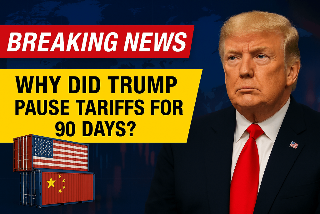 Why did Trump Pause Tariffs for 90 days? Click here to know